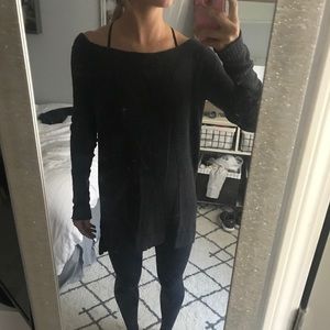 Free People Wide Neck Sweater